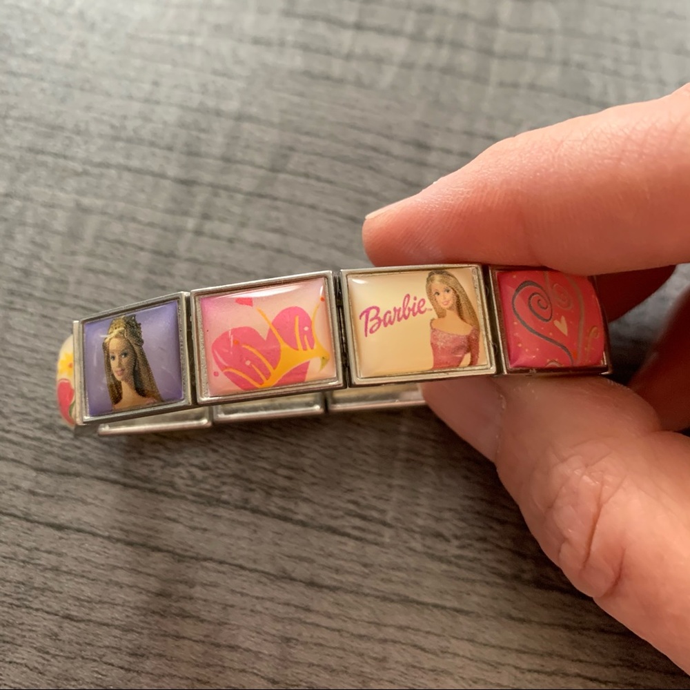 Hallmark Ballerina Barbie stretch bracelet charms